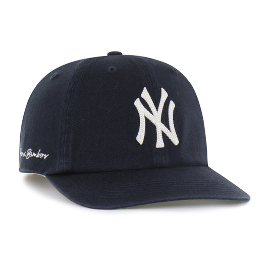 NEW YORK YANKEES CHAIN SIDE STITCH '47 CLEAN UP FLAT BRIM