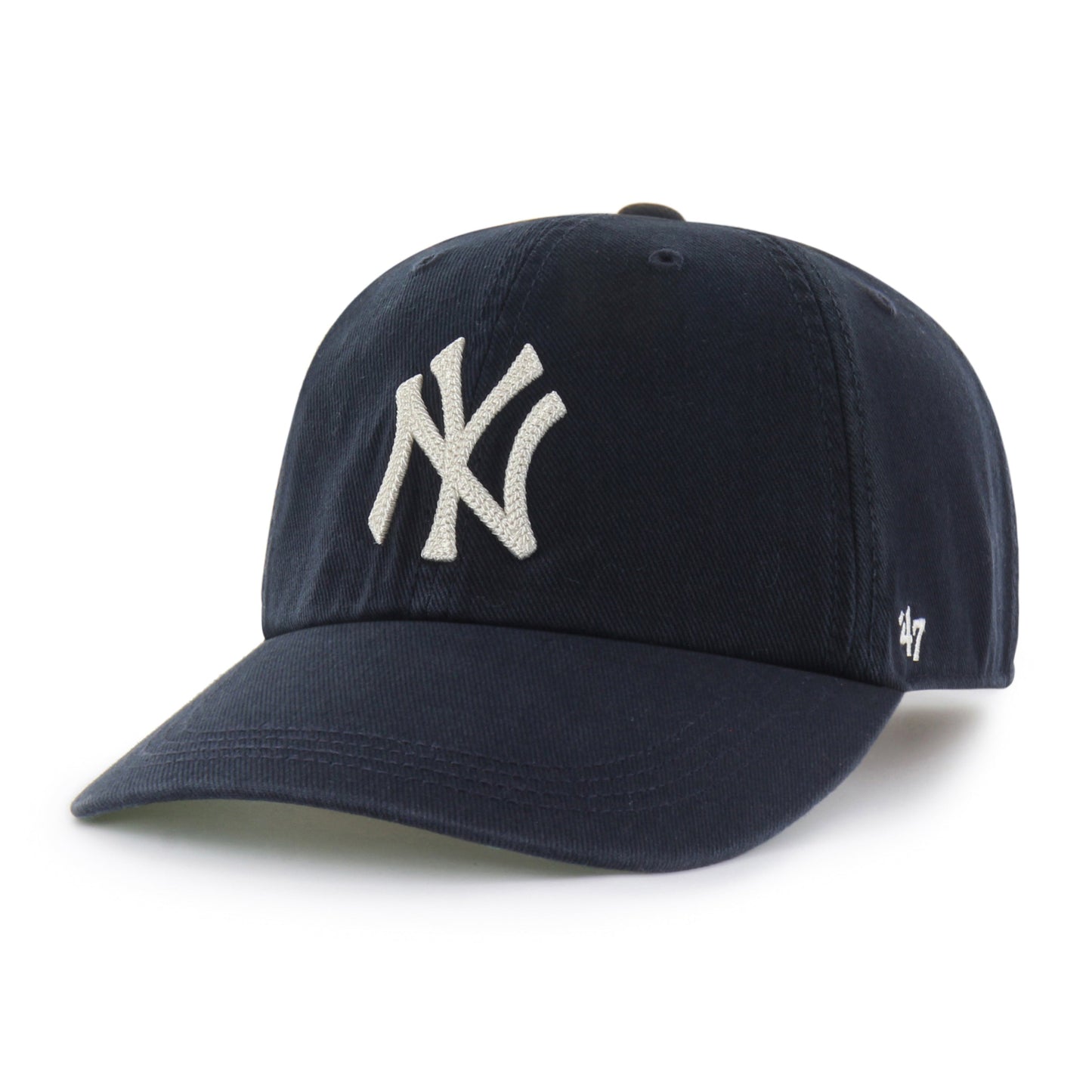 NEW YORK YANKEES CHAIN SIDE STITCH '47 CLEAN UP LONG VISOR